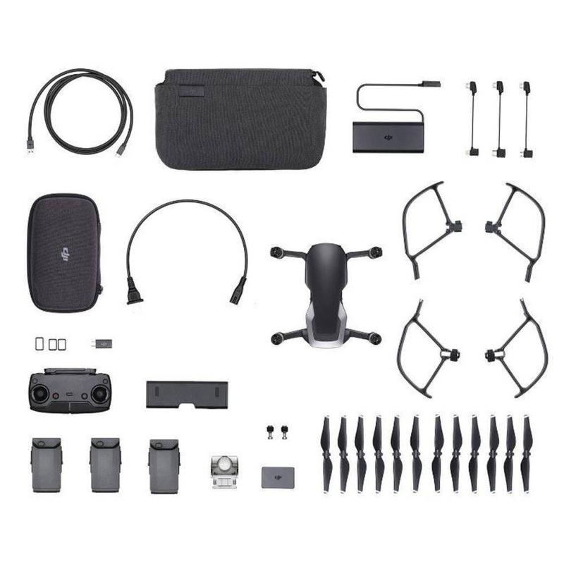 Mavic AIR FLYMORE COMBO オニキスブラック Drone DJI Mavic Air Câmera Ultra HD 4K Preto Onix Portátil